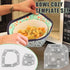 Bowl Cozy Template Cutting Ruler Set, Quilting Rulers and Templates, Acrylic Bowl Wrap, DIY Kitchen Bowl Art Template, Bowl Cozy Cutting Template ...