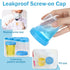 25 Pcs Disposable Specimen Cup Urine Cups 4oz Specimen Container with Leak Proof Screw on Single Use Stool Sample Collection Kit for Safe Urine Pe...