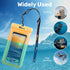 Waterproof Phone Case and Lanyard - Excellent Waterproof Protection - Floats in The Water Orange......