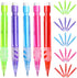 Assorted Mini Mechanical Pencils 0.7 mm Automatic Mechanical Pencils with Mini Erasers Mini Pencil Stationery Supplies for Home, Office, School Su...