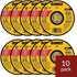 DeWalt DW8062 4-1/2"x.045"x7/8" Metal Angle Grinder Thin Cutoff Wheel, 10 Pack...