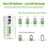 EBL Rechargeable C Batteries, 5000mAh Ni-MH High Capacity C Cell Battery New Retail Package, Pack of 4...