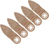 CNBTR 5Pcs Universal Carbide Oscillating Finger Sanding Pad for Oscillating Tool for Grinding Stone...