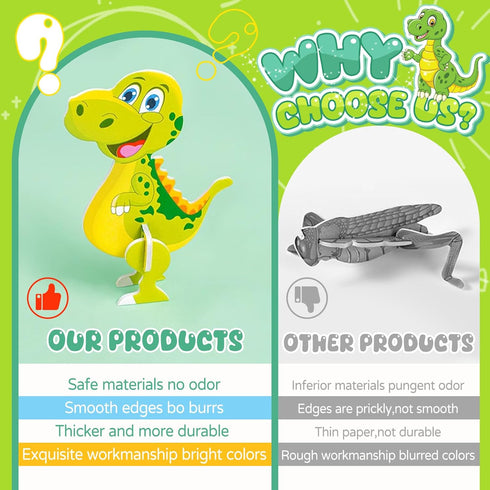 3D Cartoon Puzzles,100 Pcs 3D Puzzles for Kids,Educational 3D Cartoon Puzzle,3D Puzzles for Kids Ages 4-10,Educational Montessori Toys,Kids Birthd...