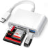USB C SD Card Reader, ChiaoPio 4 in 1 USB-C to SD Memory Card Adapter with CompactFlash/CF/SD/MicroSD & USB 4 Port Compatible with iPhone 15 iPad ...