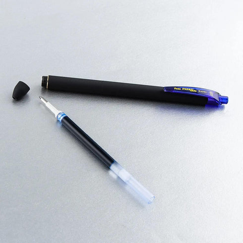 Pentel Energel 0.7 Kuro Gel Pen - Medium Line - 12 Pack Of 6 Black & 6 Blue...
