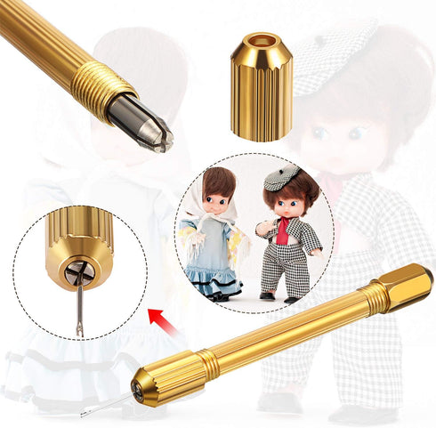 Set of 10 Doll Hair Rooting Holders Reroot Rehair Tools for Girls Doll Hair Making Tools Doll Hair Wig Tool Accessories Doll Breed Hair DIY Suppli...