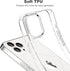 Compatible with iPhone 12 Pro Max Case Clear, Transparent Soft Shockproof Protective Slim Thin Bumper Cover Phone Case...