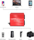 LVYUAN 150W Car Power Inverter 12V to 110V AC Car Charger Adapter with 3.1A Dual USB Car Adapter for Plug Outlet Red......