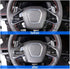 Real Carbon Fiber Steering Wheel Button Cover Sticker Compatible with Chevrolet Corvette C8 2020-2023, Car Steering Wheel Panel Protection Trim (B...