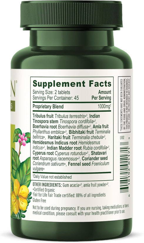 Banyan Botanicals Kidney Formula – Organic Kidney Supplement with Gokshura – Rejuvenating Herbal Blend to Support Kidneys and Urinary Tract Balanc...