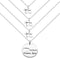 Zuo Bao Mama Bear and Baby Bear Necklace Set Mother Daughter Necklace Family Jewelry Mom Jewelry (Silver-3 cubs)...
