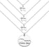 Zuo Bao Mama Bear and Baby Bear Necklace Set Mother Daughter Necklace Family Jewelry Mom Jewelry (Silver-3 cubs)...