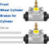 Front Brake Wheel Cylinder for Suzuki King QuadRunner 300 LT-F300F 4x4/ 250 LTF250F 4x4/ LTF250 2x4/ 250 LTF4WD/ 4WD LT4WD Suzuki King Quad 300 LT...