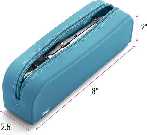 Mr. Pen- Silicone Pencil Case, Blue Pencil Pouch, Pencil Case Small, Pencil Pouch Aesthetic, Silicone Pencil Pouch, Pencil Case Aesthetic, Pencil ...