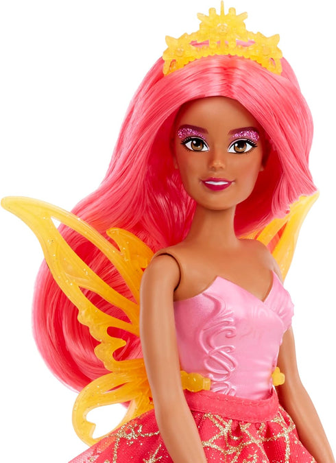 MGA Entertainment Dream Ella Color Change Surprise Fairies Celestial Series Doll - Yasmin Sun Inspired Fairy with Iridescent Sparkly Wings & Purpl...