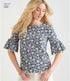 NEW LOOK Patterns Misses' Tops with Fabric Variations Size A (10-12-14-16-18-20-22) 6434...