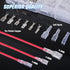 Nilight 480PCS Insulated Male Female Spade Terminals Quick Splice Assortment Tin Plated Open Barrel Copper Crimp Wire Connectors for 22-14 ga Elec...