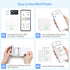 mafiti Portable Thermal Pocket Printer Inkless Bluetooth Receipt Mini Printer Wireless Sticker Lable Printer Study Notes Pictures Photos Print for...