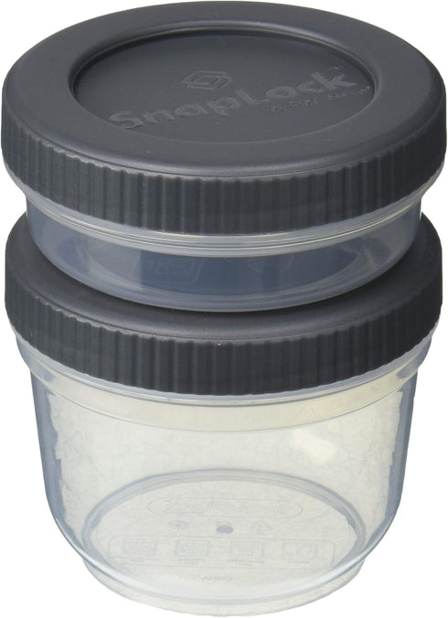 SnapLock Snack Stackers, Gray...