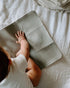Vegan Leather Baby Changing Mat by Lark Baby Goods - Waterproof Wipeable Portable Diaper Pad - Foldable for Travel (14 x 22 in) - Grey...