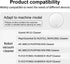 H18650CH-4S1P Vacuum Compatible for Xiaomi MI G1, Mop Essential G1 MJSTG1, SKV4136GL, MC-WRC53,Phicomm X3 Robot Vacuum Cleaner 2600mAh 14.4V...
