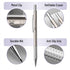 Mr. Pen- Metal Mechanical Pencil Set in Leather Case, 5 Sizes, 0.3, 0.5, 0.7, 0.9, 2mm, mechanical pencils, Sketching Pencils, Drafting Pencil, Me...