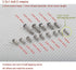 bayite Eyeglass Repair Kit Sunglass Glasses Repair Kit with Screws Assorted Tweezers Screwdriver Nuts Stainless Steel Screws Tool for Watch 1000Pc...