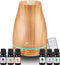 Diffuserlove Essential Oil Diffuser 200ML Aroma Diffuser Mist Humidifiers with 7 Color LED Lights, Auto Shut-Off Function for Bedroom Office Room ...