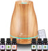 Diffuserlove Essential Oil Diffuser 200ML Aroma Diffuser Mist Humidifiers with 7 Color LED Lights, Auto Shut-Off Function for Bedroom Office Room ...