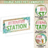 Affirmation Station Bulletin Board Set Cactus Motivational Posters for Classroom You Are Positive Accent Cutouts Inspirational Decoration for Home...
