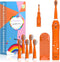 Kids Sonic Electric Toothbrush, Rechargeable Smart Toothbrush for Children Toothbrush for Toddlers Boys Girls Age 3-12 with 30s Reminder, 2 Mins T...
