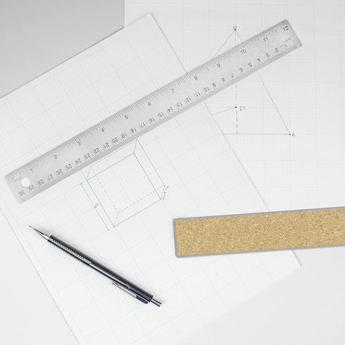 Alumicolor 8012 Flexible Stainless Steel ruler, measuring tool, 12IN...