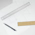 Alumicolor 8012 Flexible Stainless Steel ruler, measuring tool, 12IN...
