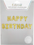 True Fabrication 6237 Gold Happy Birthday Mylar Balloon, Multi Color...