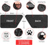 Pet Car Door Cover-ALLENLIFE Waterproof Polyester Protector for Back Seat Doors, Anti Scratch and Machine Washable, Safe for Dogs, Suitable for Al...