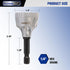 PLATINUMEDGE Deburring External Chamfer Tool, YG8 Carbide Blade, Deburring Drill Bit, Remove Burr Tools, Quick Release 1/4inch Hex Shank, Repairin...