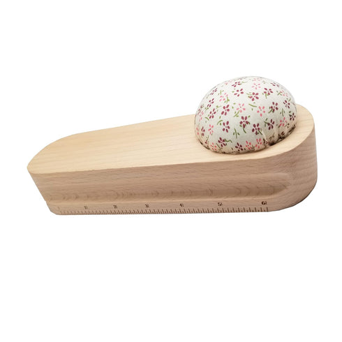 HONEYSEW Hardwood Tailors Clapper with Pin Cushion,Quilters Pressing and Seam Flattening Tool...