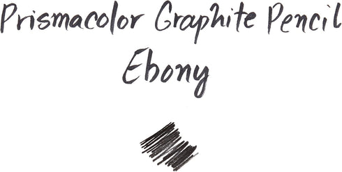 Prismacolor Ebony Graphite Drawing Pencils, Black, 2-Count...