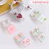 Cute Cable Protector Compatible for iPhone Adapter with Crystal Cherry Pears Design, Clear Soft Data Line USB Cover, Wire Cord Saver, Phone Cord P...
