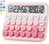 Mechanical Switch Calculator,Calculator Cute 12 Digit Large LCD Display and Buttons,Calculator with Large LCD Display Great for Everyday Life and ...