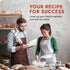 Bakers Recipe Book to Write in Your Own Recipes & Record Details - Bread Making Recipe Journal for Own Recipes - Gifts for Bread Bakers - Soft Veg...