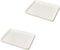 Tetra-Teknica Less is More Series SD-2P Porcelain Soap Dish, Color White, 2 per Pack...