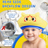 Upgrade Baby Shampoo Shower Cap, Toddler Shower Cap for 1-10 Years Old Kids, Soft Bath Bathing Hat,Adjustable Visor Hat,Protector Eye Ear,Washing ...