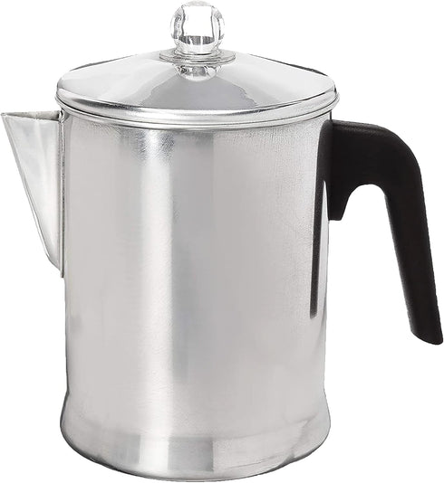 Primula Today Aluminum Stove Top Percolator Maker Durable, Brew Coffee On Stovetop, 9 Cup, Silver...