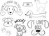 Dog Hand Embroidery Patterns Transfers Kit 26 Pieces on Stick and Stitch Water Soluble Sewing Stabilizer Paper for Beginners and Adults Hand Sewin...