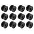 12 Pcs Circular Ring Corner Post Electric Fence Insulators, Polyrope Insulator for Electric Fence Wire,Black...