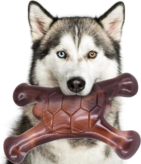 Dog Chew Toys for Aggressive Chewers, Heavy Duty Dog Toy, Real Bacon Flavored, Dog Toys for Aggressive Chewers, Dog Toys for Medium Large Dogs, To...