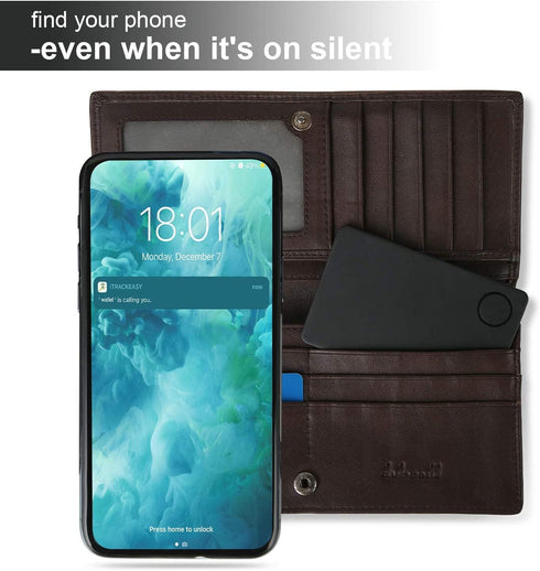 Wallet Tracker Finder Locator, Small Best Slim GPS Credit Debit Card Find Wallet Location Chip Tracker Device for Men Lost Waterproof with Built-i...