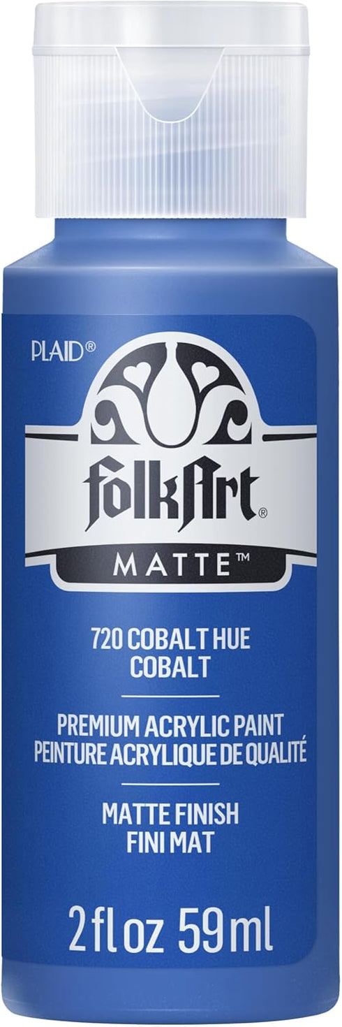 FolkArt Acrylic Paint in Assorted Colors (2 oz), 720, Cobalt...